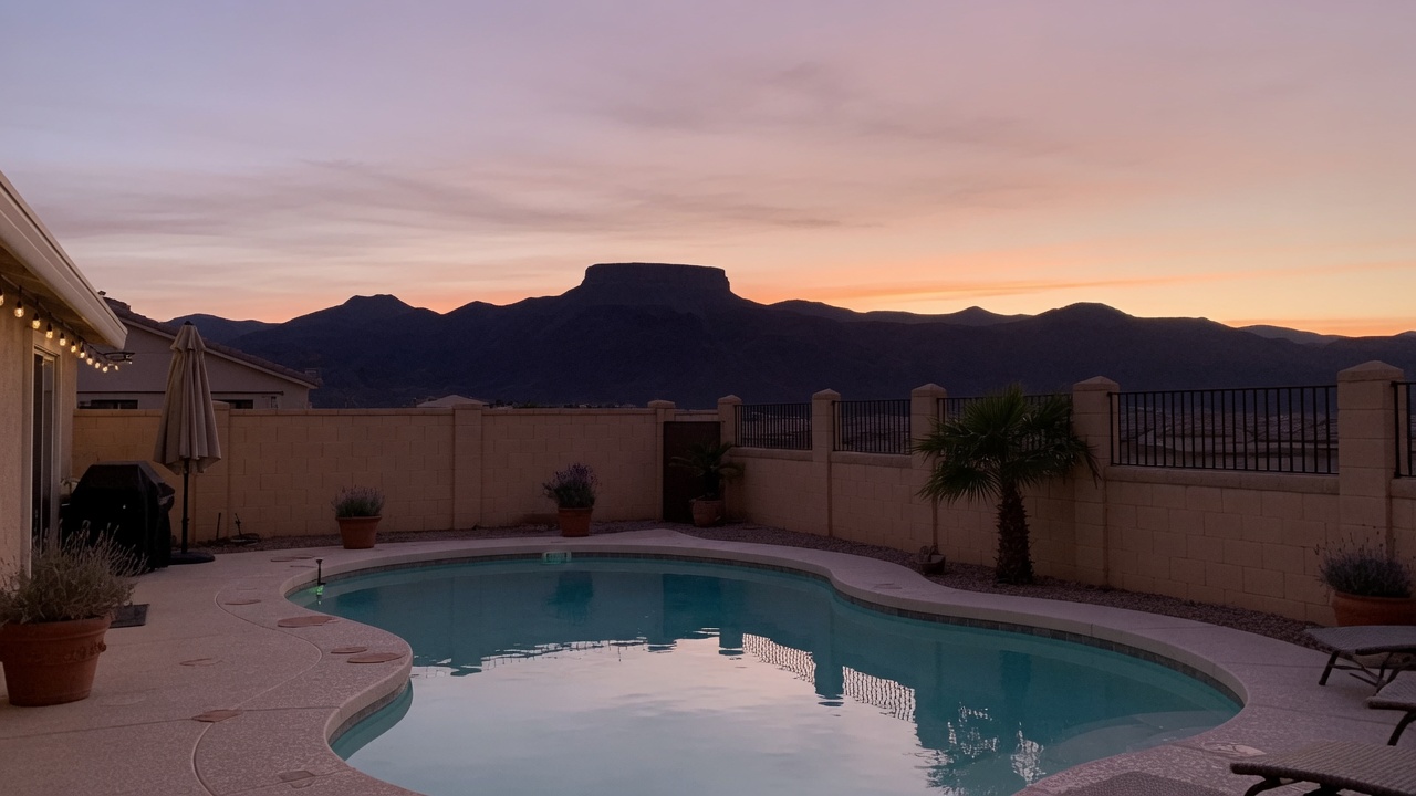 pool light repair — Summerlin pool care in The Trails